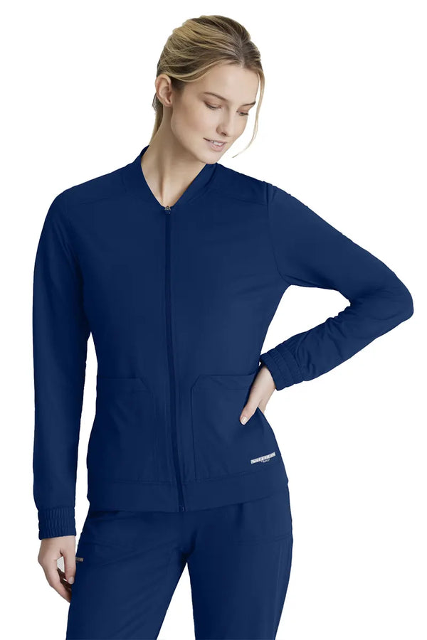 CHAMARRA MÉDICA PARA DAMA SKECHERS KNIT SLIP SKW919